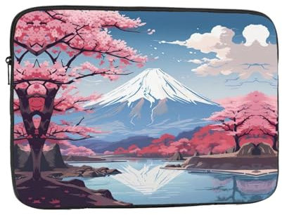 Japan Mount Fuji-Laptop-Tasche, Querformat, für Büro, Arbeit, Computertasche für Konferenzräume, professionelle Einstellungen