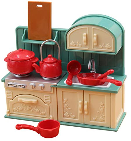 Alasum 1 Satz Pfannenwender-Modell für kinderspielzeug spielzeuge Dollhouse playmobile spielzeugschrank Geschirr Miniatur-Küchenutensilien Mini- -Küchenzubehör Plastik