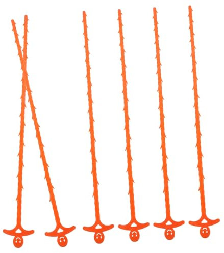 BUGUUYO 6pcs Drain Cleaning Tool Kit Soft Flexible Tools for Sink Bath Tub Toilet Clog Removal Random Color