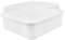 PEPLAYTAL Vaporera De Microondas Con Tapa Estuche Para Cocinar Alimentos y Verduras Recipiente De Plástico Doble Capa Para Cocina Calentar y Cocinar Saludable
