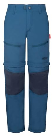 Trollkids Kids Nordfjord Zip-Off Pants 134, Madeira Blue