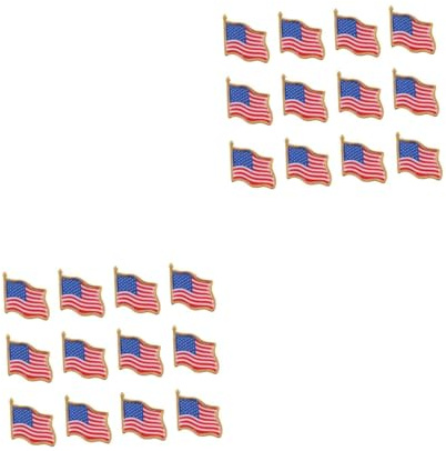 VALICLUD Abzeichen Der Amerikanischen Flagge Amerikanische Anstecknadel Usa-flaggenbrosche Reversnadel Binden Abzeichen Der Vereinigten Staaten