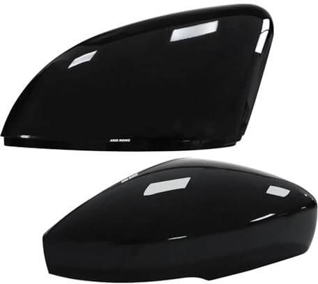 Seitenspiegel Abdeckkappen Für VW Für Polo 6R 2009-2018 Für VW Für UP 2016 Glanz Schwarz Flügel Tür Spiegel Abdeckung Kappen Auto Spiegelkappe
