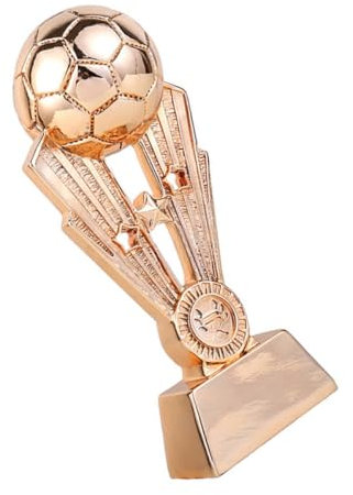 VINTORKY Calcio Resina Placcata Coppa per Decorazione per Scuole e Uffici Bronzo