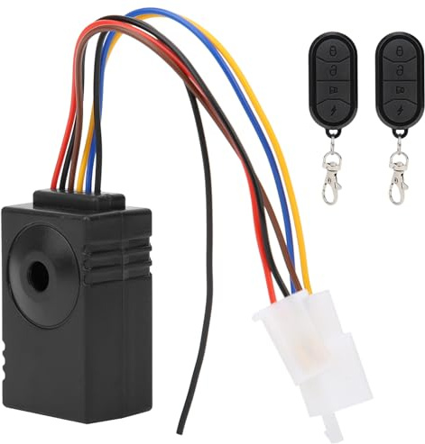 Yechiry Water Proof Remote Control Bike Alarm, Anti Theft Security Alarm with Loud Siren, Electric Scooter Tricycle, Ideal for Security