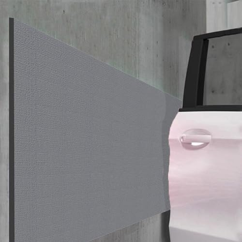 Anti-Collision Garage Wall Protector for Car Doors - Wall Corner Edge Bumper Guards, 0.4'' Thick Sponge Garage Car Door Protector Pole Padding for Parking Warehouse(Dark Gray,1 mx40 cm)