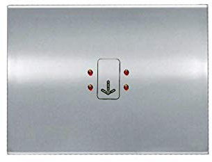 Niessen olas - Tecla interruptor tarjeta serie olas titanio