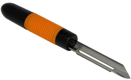 New Lancashire Peeler Peeling Potato Vegetable Fruit Handle Grip Steel Quality