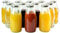 gouveo Lot de 12 Bouteilles de Jus 250 ml avec Bouchon à Vis Argent - Bouteille en Verre 0,25 l avec Bouchon TO43 - Bouteille Vide pour Jus, Smoothie, Limonade (SF250S)