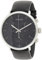 Calvin Klein Herren Analog Quarz Uhr mit Echtes Leder Armband K8M271C1