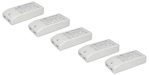 LOWENERGIE LED Driver Power Supply Transformer, 12w 240V - DC 12V, for Light Strips, LED Bulbs and Ring Doorbell (5)