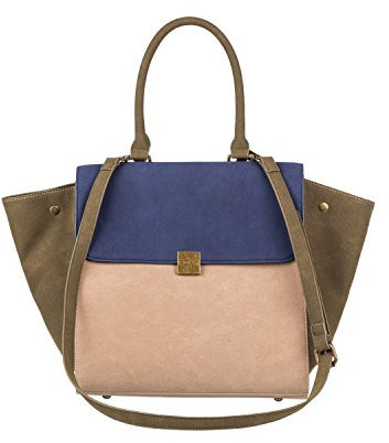 Roxy Damen TAN Lines Purse/Handbag, Burnt Olive, One Size