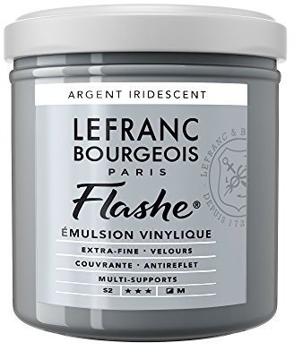 Lefranc Bourgeois Acrílico, Plata, 125ml Tube - Vinylfarbe