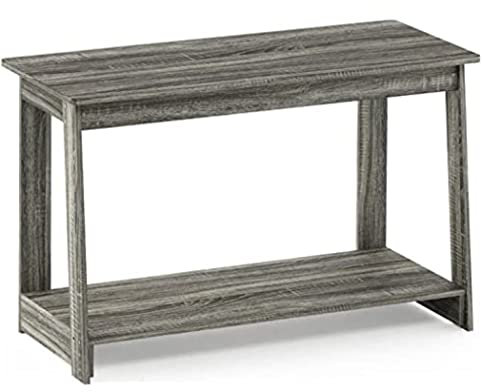 Furinno Beginning TV Stand, TV Unit, Entertainment Center, French Oak, 89 (W) x 55 (H) x 39.6 (D) cm