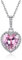 ChicSilver Damen für Immer Liebe Herz Anhänger Halskette mit Kette 925 Damenkette echt mit Helles Rosa Kristall, 12 Monate Geburtstagsserie Okt Turmalin …