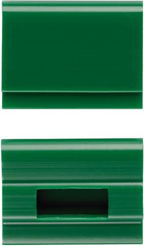 ELBA Reiter vertic®, PVC, 20 x 16 mm, dunkelgrün (25 Stück), Sie erhalten 1 Packung á 25 Stück