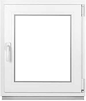 Premium Kunststofffenster Von Komforta - Kellerfenster Weiß Argon Isoglas BxH: 700 x 800 mm Garagenfenster/Gartenhaus Fenster BxH: 70 x 80 cm 2-fach Verglast Din Rechts Funktion Dreh Kipp Fenster