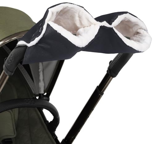 SINBLUE Universal Stroller Hand Muff Hand Warmer for Baby Pushchair | Soft fleece fabric, windproof thickened, anti-freeze, universal pram fit, warm winter outdoor baby stroller accessory