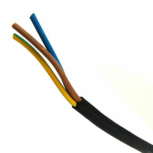 3-Core Garden Electric Cable, 5m Length