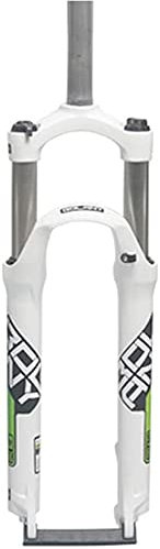 Mechanische Gabel mit Schultersteuerung, Mountainbike-Gabel, Scheibenbremse, Federgabel aus Aluminiumlegierung, 105 mm Hub(Color:Green;Size:27.5inch)
