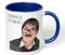 Print Maniacs Shalom Mug Gift Christmas Birthday Funny Friday Night Dinner Jim You Look Nice Present (Dark Blue Fill Mug)