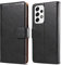 Case Collection for Samsung Galaxy A53 5G Phone - Premium Leather Folio Flip Cover | Magnetic Closure | Kickstand | Money and Card Holder Wallet | Compatible with Samsung A53 5G Case Black