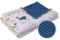 ULLENBOOM ® Babydecke 70x100 cm, Blau-Wale (Made in EU) - Baby Decke Neugeborenen, Aus 100% OEKO TEX Baumwolle, ideal für Kinderwagen
