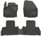 MOTOS Gummimatten Auto Fussmatte passend für Ford Galaxy II 2009-2015 1. und 2. Sitzreihe, 31cm zwischen Mattensteckern Verbessern Sie Ihren Reisekomfort mit Antirutschmatte Auto No.77 - Allwetter fuß