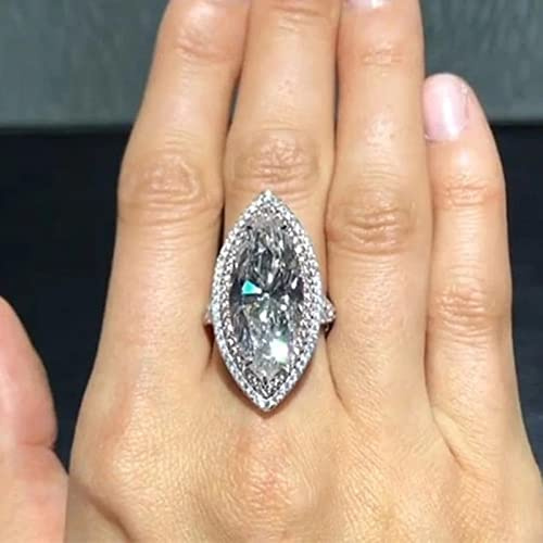 PAIHUIART Ring Ringe Damen Bijouterie Frauen Schmuck Crystal Cubic Zirconia Ring Modern Design Wedding Engagement Accessories for Women 9 S5151