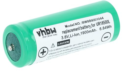 vhbw Akku kompatibel mit Braun Silk-épil 5375, 5377, 5671, 5673, 5674, 5692, 5693, 5695, 5696 Rasierer (1900 mAh, 3,6 V, Li-Ion)