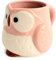 Mino Ware Tasse aus japanischer Keramik, Eulenform, hergestellt in Japan, Pinke Farbe CPM102