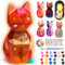 ONLYFUN Bastelset Kinder Katzenlampe Malset, Mädchen und Jungen, kreativ set für kinder, Spielzeug zum Bemalen, ideales Geburtstagsgeschenk für Kinder im Alter von 3-12 Jahren