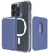 Sinjimoru Magnetic Wallet für Handy, Premium Vegan Leder Telefon Brieftasche für MagSafe 3-Karten-Halter Kompatibel mit iPhone 16 Plus Pro Max 15 14 13 12 Serie. M-Viica Lavendel