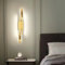 Comely LED Wandleuchte Innen, 16W 1800LM Wandlampe Innen Moderne Warmweiß, Gold Wandleuchten für Innen Kreative Lange für Schlafzimmer Wohnzimmer Flur Arbeitszimmer Treppen