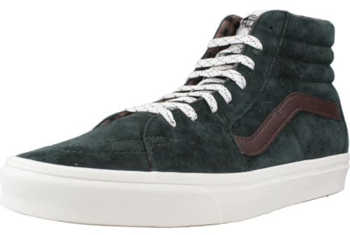 Vans Tenis Sk8-hi unisex para adultos, Escarabajo a cuadros de ante de cerdo, 11 Women/9.5 Men