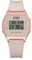 JewelryWe Digitaluhr Damen Gummi Tonneau: 12/24H 30M wasserdichte Elektronische Digital Armbanduhr Rosa Kautschuk Band Multifunktional Sport Uhr mit Kalender Wecker Stoppuhr LED-Beleuchtung