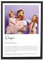 Wackadoo Bilderrahmen Personalisiertes Poster Papa, Wandbild mit Foto und Text auf hochwertigem Papier, Bilderrahmen und Glasscheibe, fotogeschenk personalisiert, papa geschenk weihnachten,