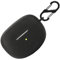 Custodia in silicone per Oppo Enco X, custodia protettiva antiurto e pelle protettiva per Oppo Enco X with Keychain (nero)