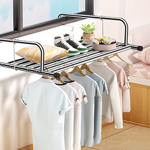 Tendedero de ropa de interior tendedero para colgar ropa radiador colgante y tendedero para balcón tendedero extensible de acero inoxidable para radiador de balcón tendedero plegable para colgar