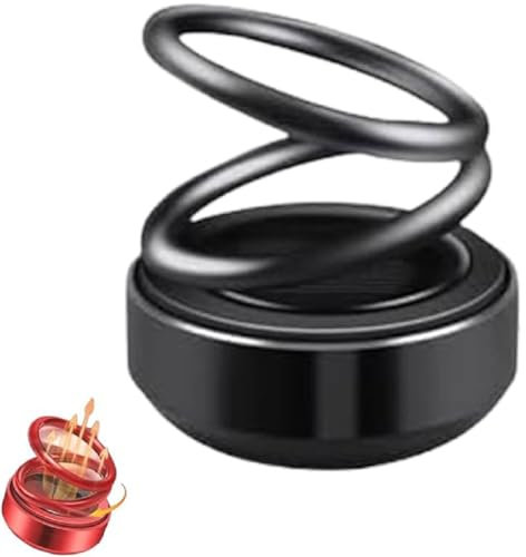 2025 New Portable Kinetic Molecular Heater, Portable Dynamic Molecular Heater, Tragbare Knetische Molekularheizung, Solar Kinetischer Mini-Heizung, Tragbare Kinetische Heizung Für Fahrzeuge (Schwarz)