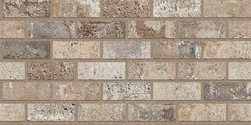 Grace Baltic Panneaux muraux 3D aspect brique, revêtement en pierre, revêtement en polystyrène pour salon, cuisine, salle de bain, balcon, chambre à coucher, arrière (T02)