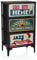 hjh LIVING Kommode mit 3 Schubladen aus Vlies AMERIKO S 77x30x45 cm, Schubladenschrank im Vintage-Look mit Motiven, Metall-Gestell