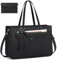 RAINSMORE Handtasche Damen Groß Shopper Tasche mit Clutch Laptoptasche Damen 15,6 Zoll Arbeitstasche Aktentasche PU Leder Business Taschen Lehrertasche