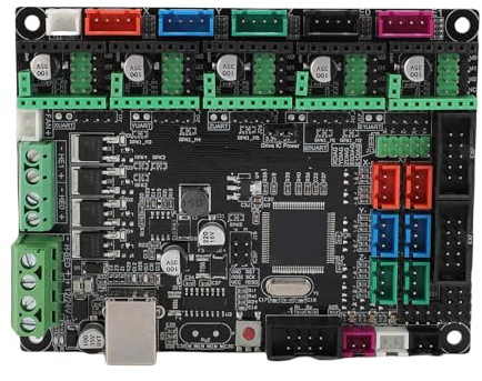 Sxhlseller Versátil Impresora 3D -Placa de Madre con Conectividad Mejorada para el Firmware Marlin Compatible con el TMC2209 TMC2208 TFT35 BL Touch para Empresas de Bricolaje