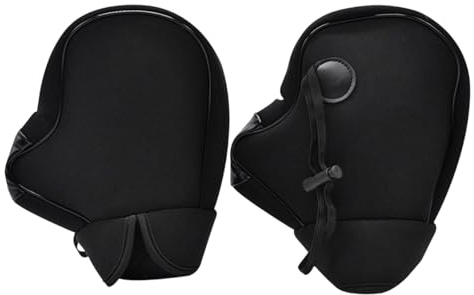 Motorrad-Lenkerhandschuhe – wasserdichte Reithandschuhe 26 x 16 cm, thermische Manschetten, Griffabdeckungen für den Winter, Motorrad, Rennen, Scooter, Radfahren, Außenschutz für Männer