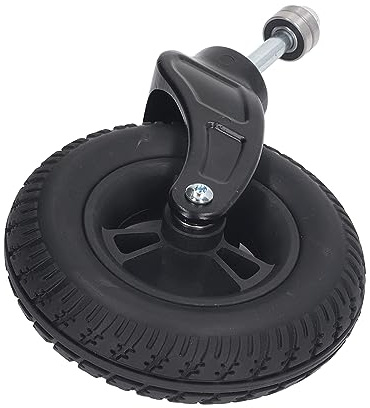 7-Zoll-Lenkrolle, Universal-PU-Nabe, PVC-Rollstuhl, Vorderradersatz, 120 kg Tragfähigkeit, langlebig, stabil, hohe Tragfähigkeit für Rollstühle, Wanderer, Roller