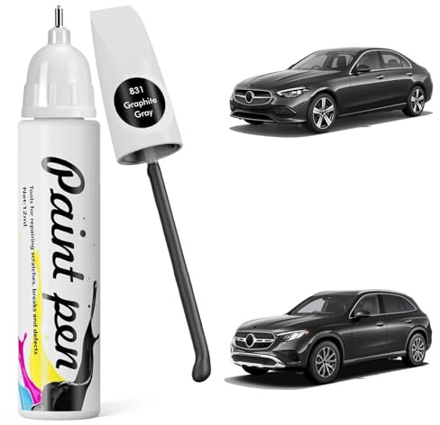 Edantas Peinture de retouche pour voitures Mercedes Benz(831 Graphite Gray)