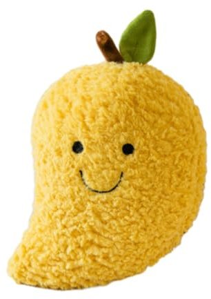 Generisch Plüschtier 20cm Kuscheltier Stofftier Lustiges Spielzeug Dekoration Geschenk Kinder Gelb Orange Grün