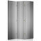 Feeby Paravent Hintergrund Grau 110x150 cm 3 Teilig Modern Design einseitig Raumteiler Wandschirme Foto Trennwand Raumtrenner Sichtschutz Spanische Wand auf Leinwand Bedruckt Weiß Wallpaper