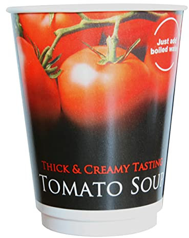 Thick & Creamy 12oz in Cup Soups 1 Sleeve 10 Drinks … (Tomato)